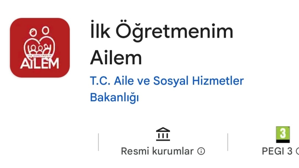İlk Öğretmenim Ailem